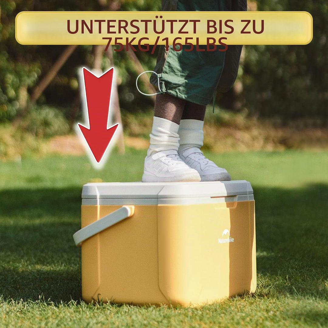 Naturehike Kühlbox 5 Liter/18 Liter Thermobox hochwertige PU Isolierbox 48 Std. Kühlleistung Kühltas