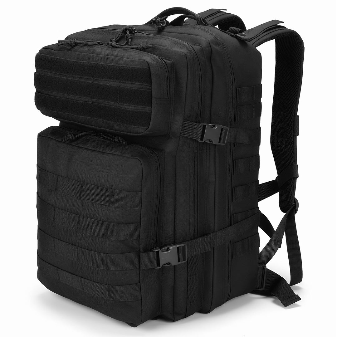 SHANNA Trekkingrucksack, Wanderrucksäcke Militärrucksack 45L Armee Rucksack MOLLE Assault Pack Takti
