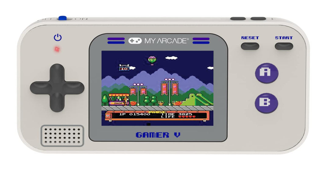 My Arcade Gamer V Classic Purple (DGUN-3920) Tragbares Gaming-System mit 220 Spielen, 6,3 cm (2,5 Zo