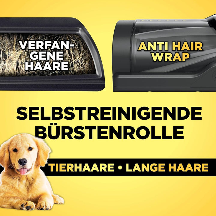 Shark PowerDetect Speed Akku-Staubsauger, Reverse Clean, Anti-Allergen-HEPA-Filtration, bis zu 60 Mi
