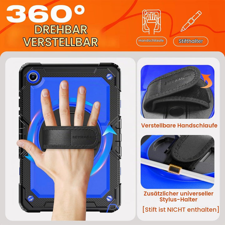 SEYMAC stock Hülle für Samsung Galaxy Tab A11+ Plus/A9+ Plus 11 Zoll 2025/2023, Stossfeste Hülle mit