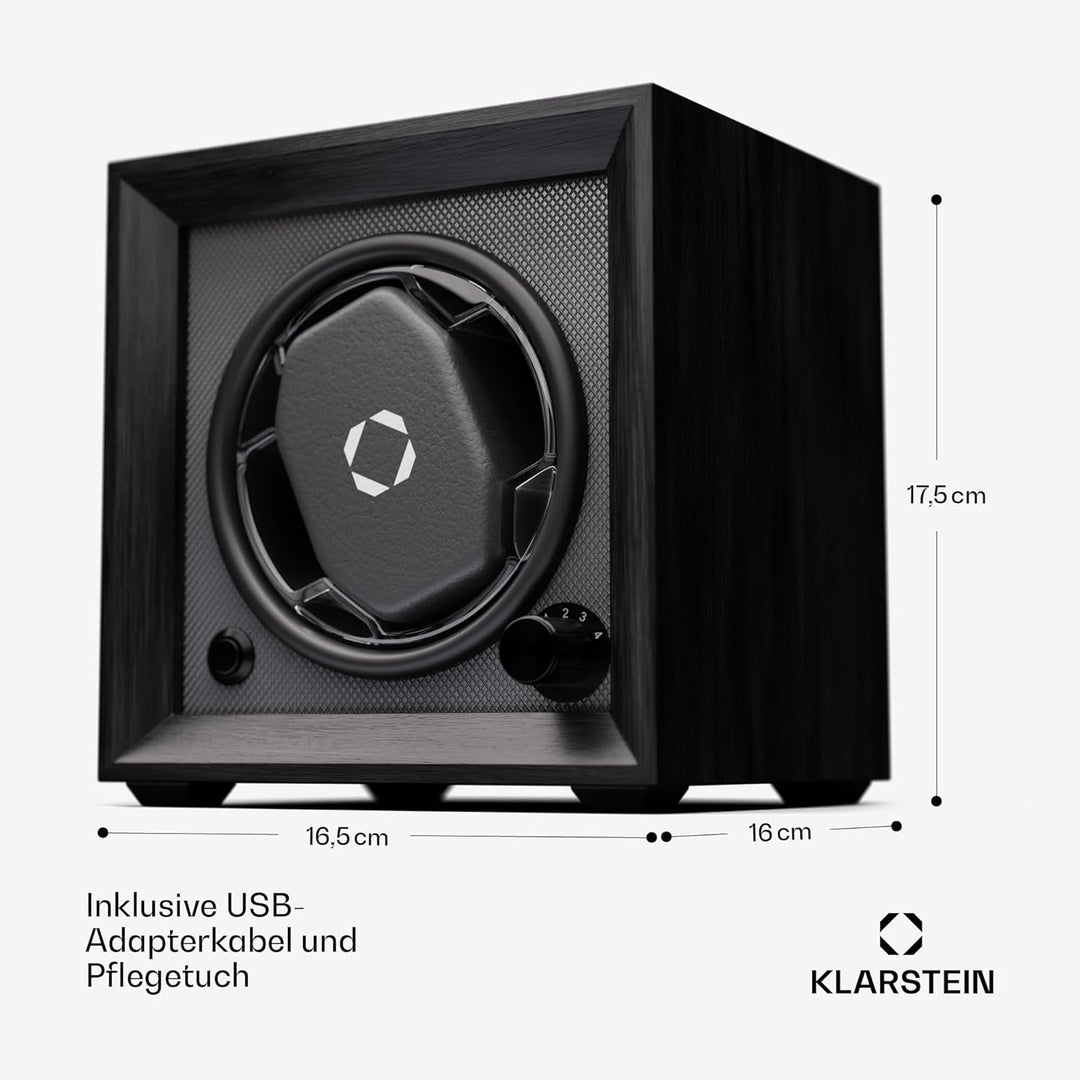 Klarstein Uhrenbeweger für Automatikuhren, Automatik-Uhrenbeweger für 1 Uhr, Automatikuhr Uhrenbeweg