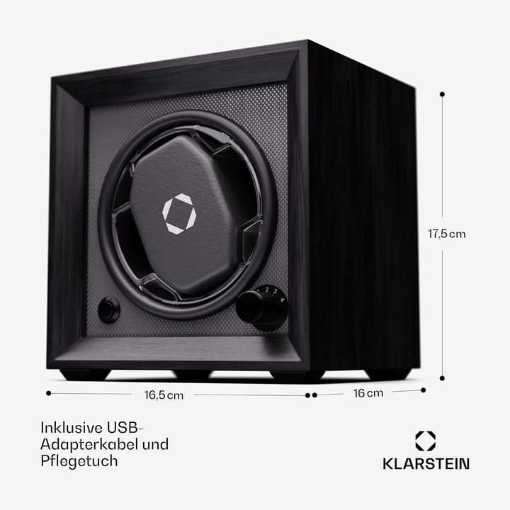 Klarstein Uhrenbeweger für Automatikuhren, Automatik-Uhrenbeweger für 1 Uhr, Automatikuhr Uhrenbeweg