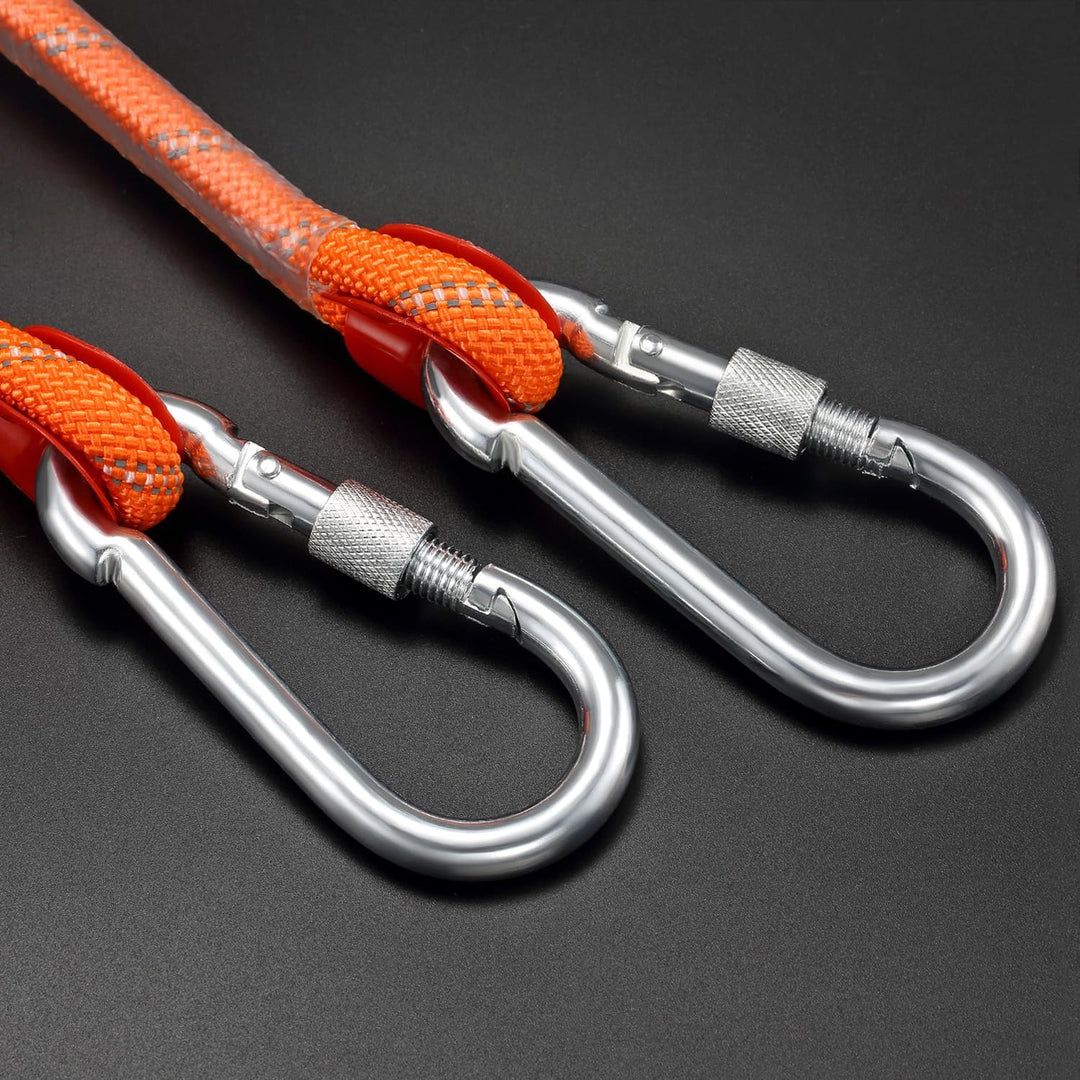 10 mm x 20 Meter Statisches Nylon Seil Outdoor Kletterseil für Knüpfübungen, Baumpfleger Baumarbeits