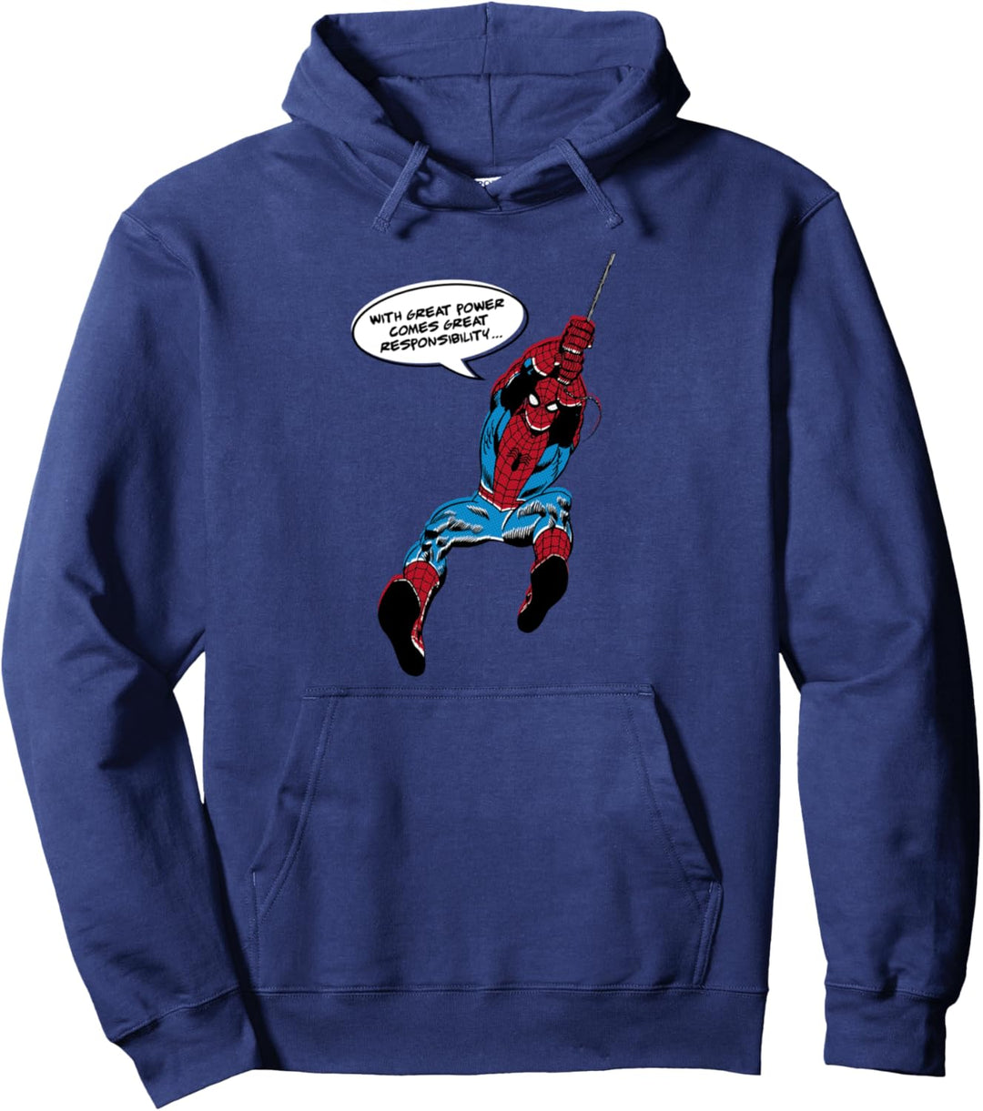 Marvel The Amazing Spider-Man Simple Comic Bubble Pullover Hoodie