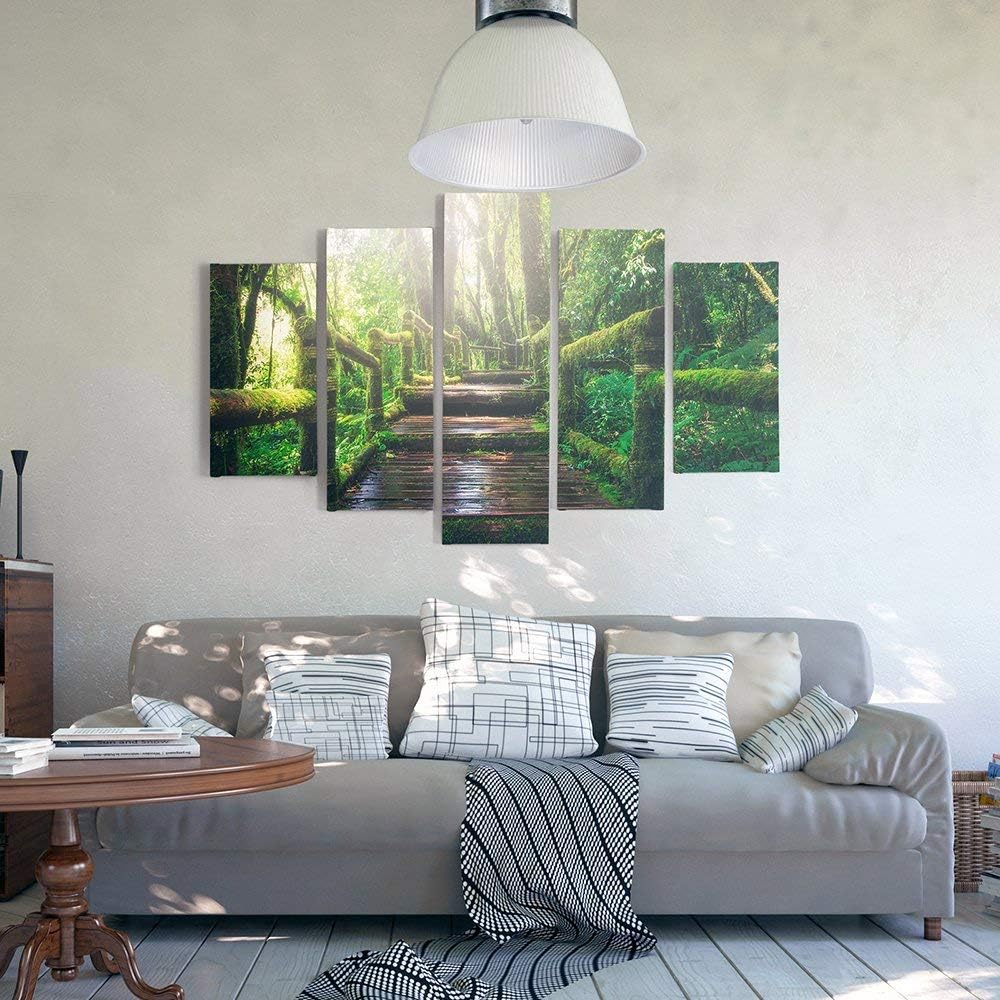 Feeby. Wandbild - 5 Teile - Deco Bild, gedrucktes Bild, Foto, Deco Panel, XXL, 5-Teilig, Typ A, 150x