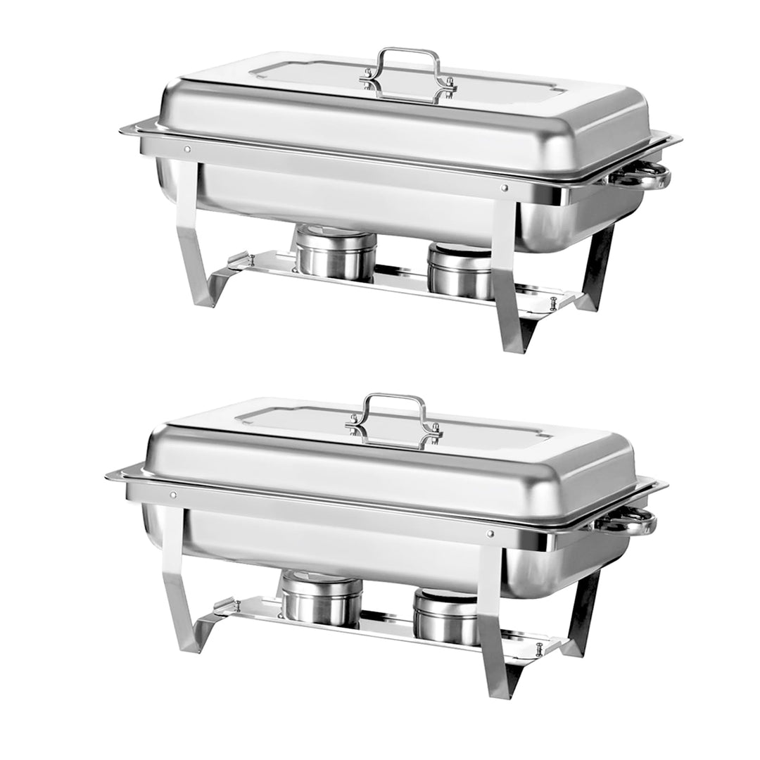 Chafing Dish Profi Set Toulouse, Edelstahl Warmhaltebehälter, Speisewärmer, Rechaud, Chafing Dishes
