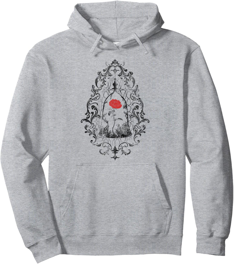 Disney Beauty And The Beast Red Rose Pullover Hoodie