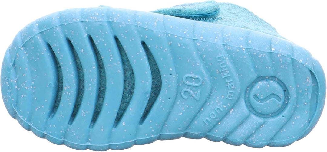 Superfit HAPPY Hausschuhe 0-800294 Mädchen 21 EU Türkis 8400, 21 EU Türkis 8400