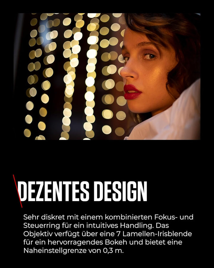 Canon RF 50mm F1.8 STM Objektiv | Kompakt und leicht, hohe Lichtstärke von 1:1,8, kompatibel mit All