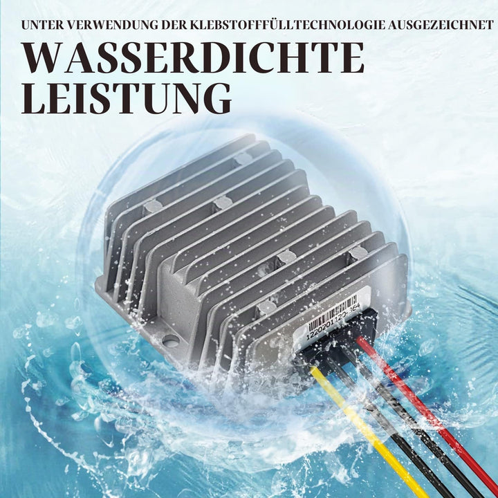 Cocar LKW Netzteil Spannungswandler 24v auf 12v 30A 360W Schwerlast Transformator Trafo Adapter Wand