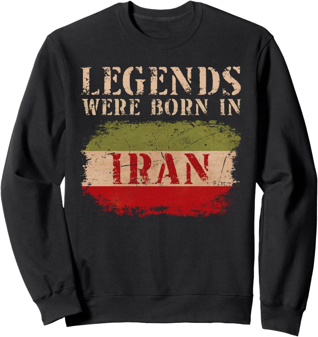 Vintage Design Iranische Flagge Iran Sweatshirt