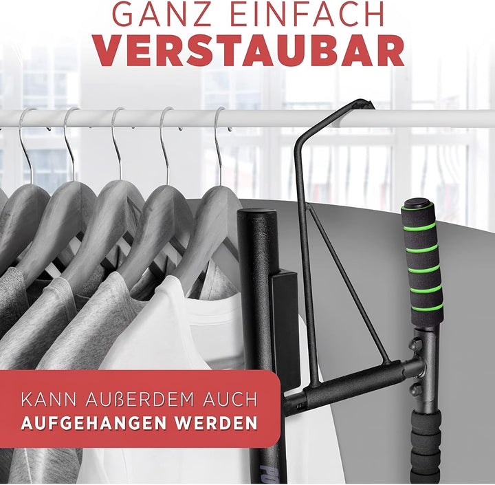 POWERFUL-X Klimmzugstange Türrahmen – vielseitig einsetzbare Fitnessstange – Türreck ohne Aufbau – P
