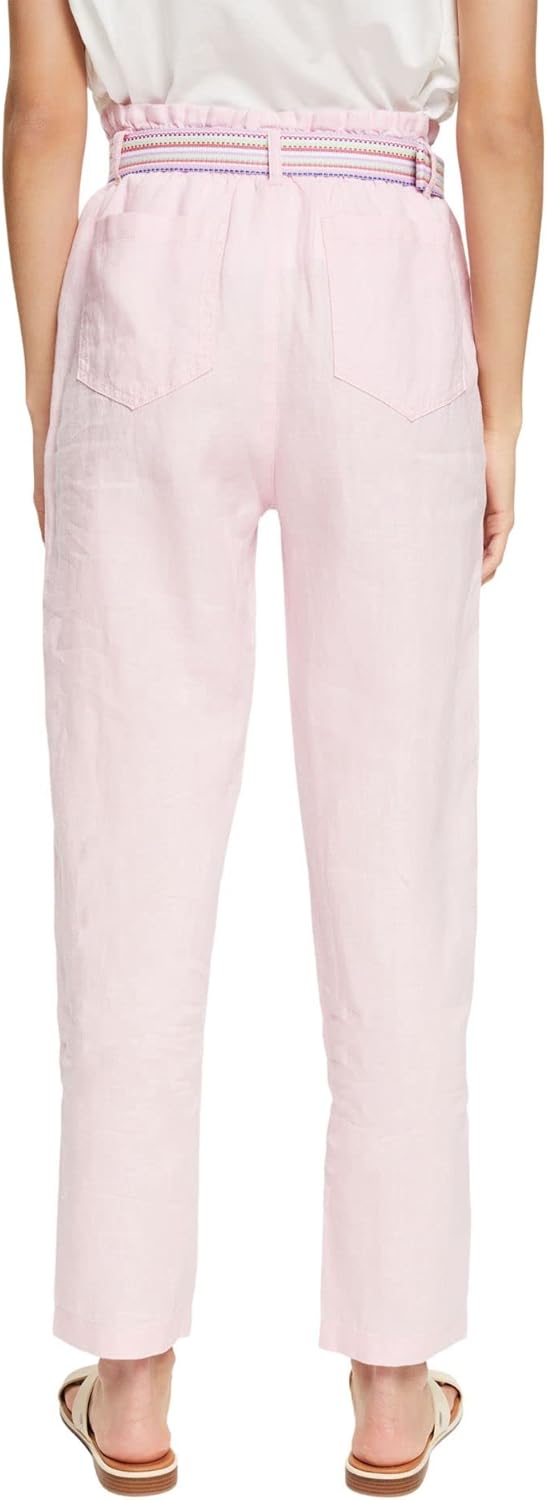 ESPRIT Damen Hose 36 690/Light Pink, 36 690/Light Pink