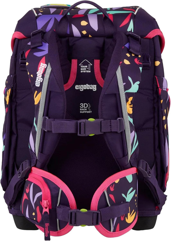 ergobag cubo Set ergonomischer Schulranzen Klassisch 5-teilig 1. Klasse Grundschule 20 L Ambärzonas