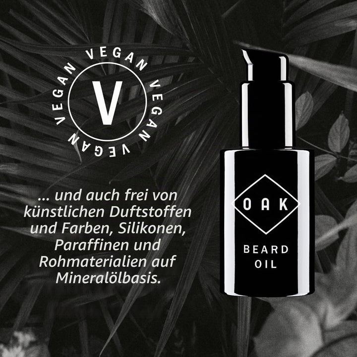 OAK BEARD OIL I Bartöl, Bart Conditioner (30 ml): Macht den Bart weich mit Bio-Ölen. Natürliche Bart