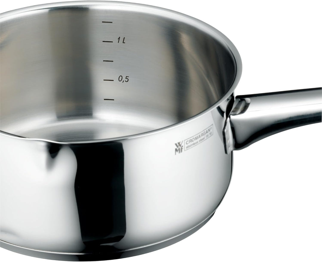 WMF Stielkasserolle 16cm, mit Schnaupe, ohne Deckel, Kochtopf klein 1,5l, Milchtopf Induktion, Croma