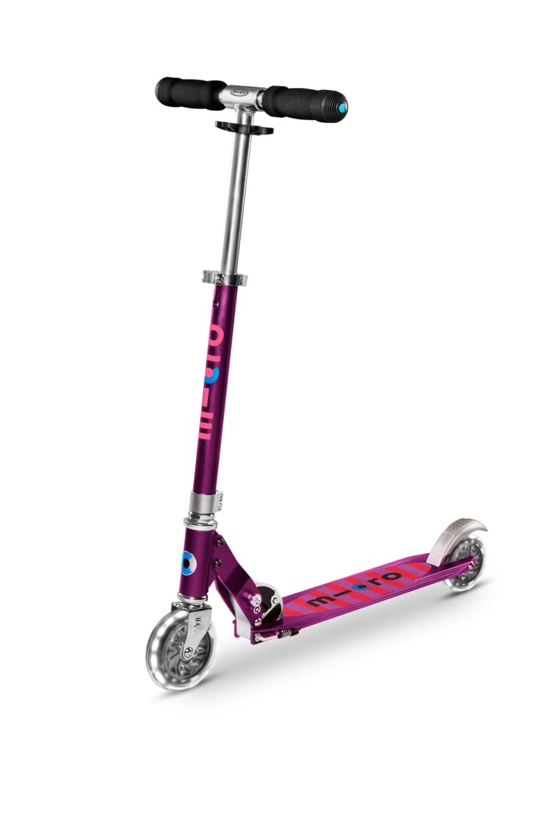 MICRO™ Sprite LED Kinder Kinderscooter | Cityroller mit LED-Rollen | klappbar und Lenker höhenverste