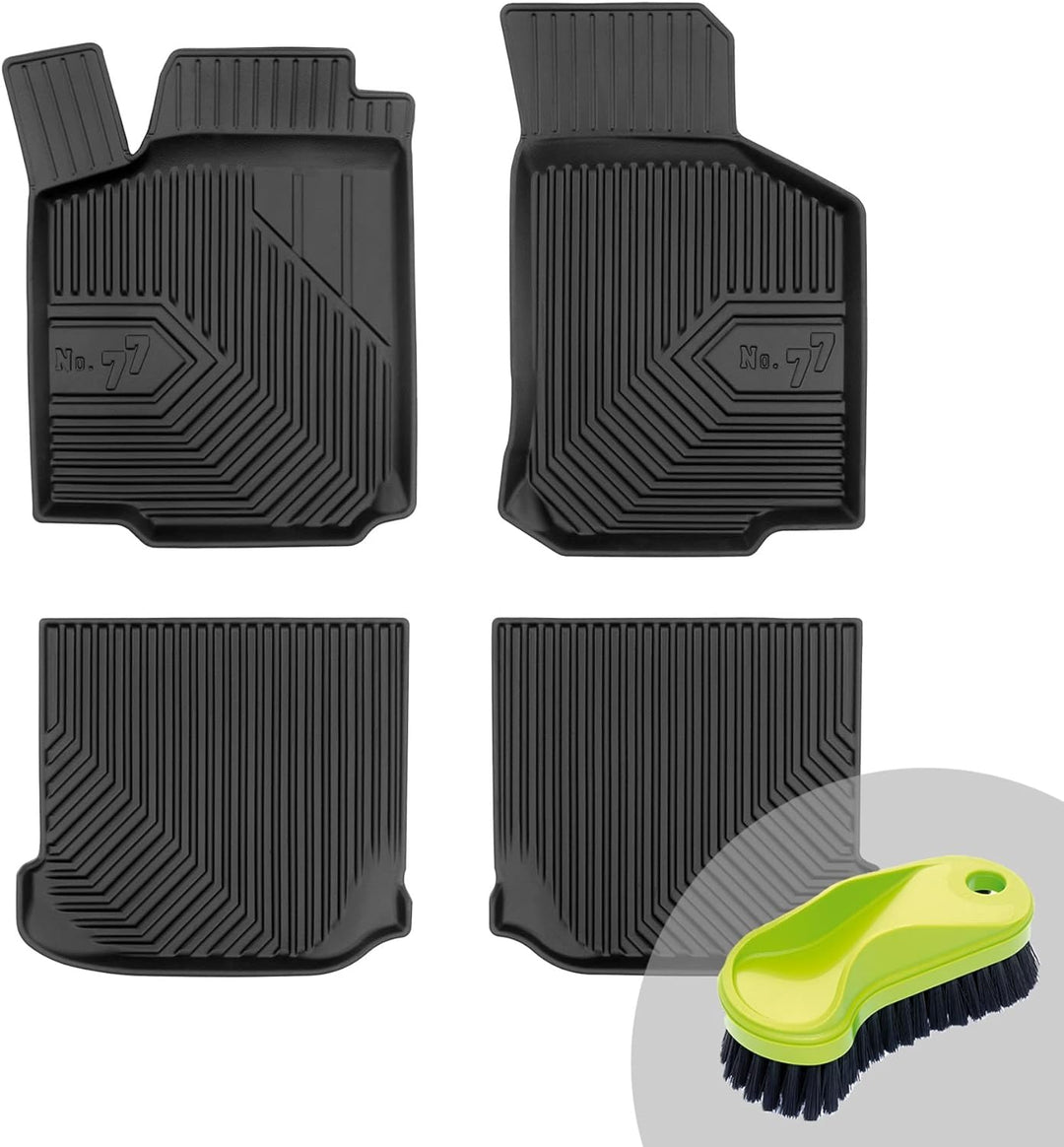FROGUM No.77 Gummimatten Ganzjahresset von Auto Fussmatten Autofussmatten für SEAT Leon I 1995-05, f