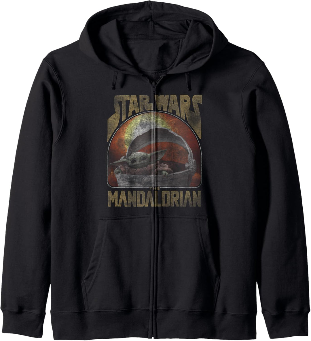 Star Wars Mandalorian The Child Sunset Pod Kapuzenjacke