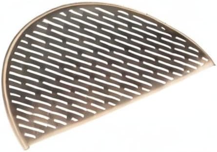 Kamado Joe Classic Joe - Half Moon SS Grillrost (Fisch & Gemüse) Grillzubehör, Silber Kochfläche, Ed