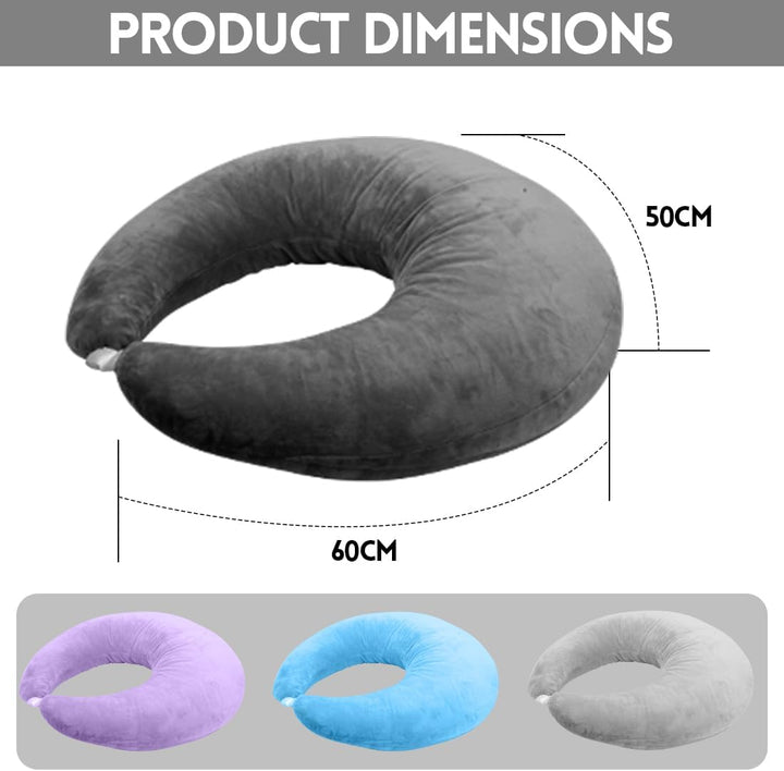 Ergonomisches Crealis-Kissen, Schosskissen Lesekissen,Ergonomisches Gaming Armkissen, Häkelkissen St