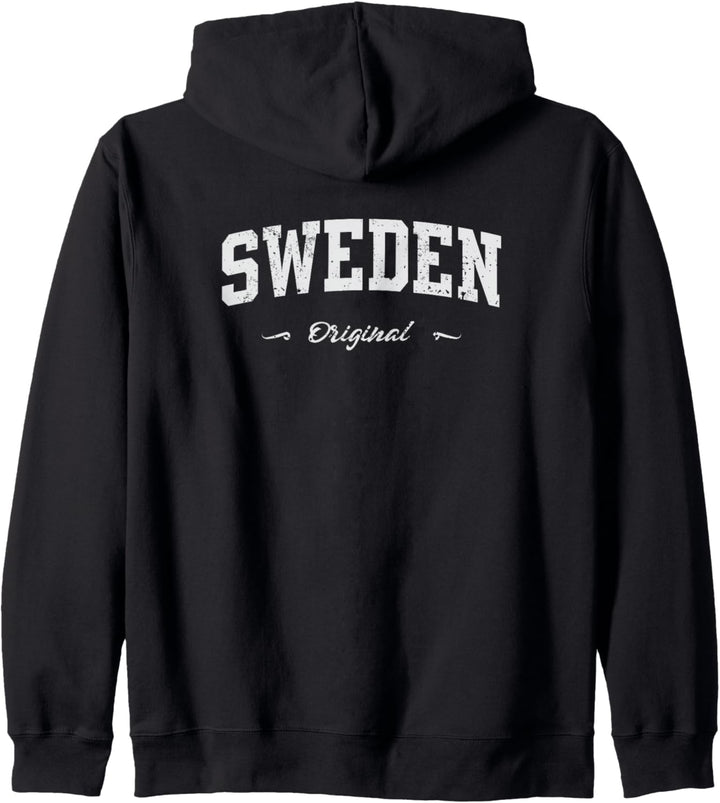 Sweden Sverige Sport Souvenir Fanartikel Design Kapuzenjacke