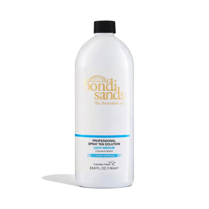 Bondi Sands Light/Medium Professional Spray Tan Solution 1 Litre Hell/Medium, Hell/Medium