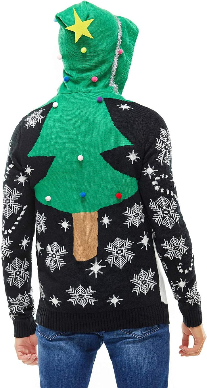 U LOOK UGLY TODAY Unisex Herren Weihnachtspullover Damen Hässliche Pulli Lustig Strickpullover Yafil