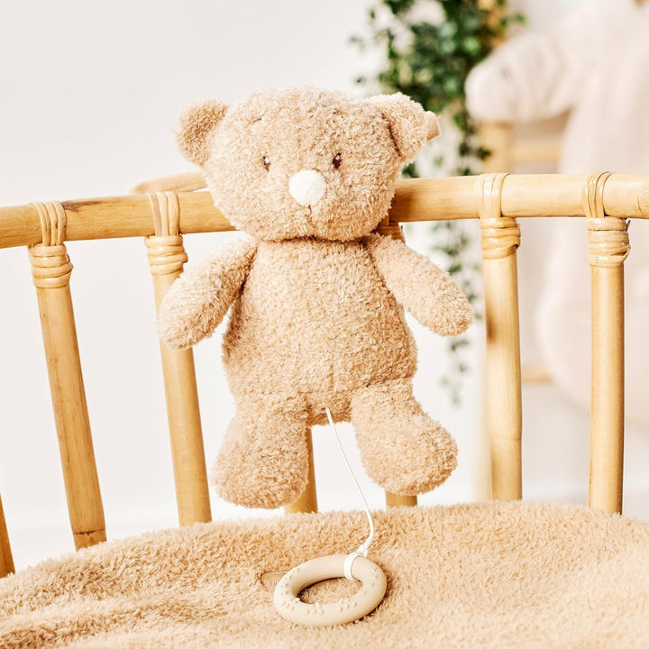 Nattou Spieluhr, Baby-Bär, Wiegelied «La-Le-Lu», Mit Ring, 100% Polyester, Teddy, Braun