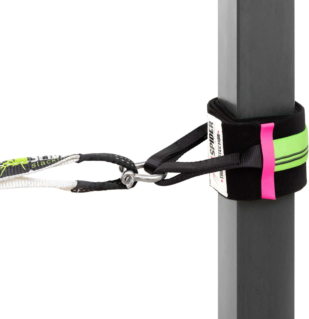 Slackline - Indoor Kit 1.0 - Indoor Kit Platte Wand (1x Einzelplatte + 1x Polschlinge) A) 1 x Einzel