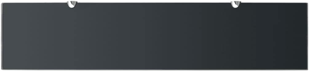 FIRBNUS 90x20x0,8 cm Wandregal Klein Bad Regal Schwebend Regal Glas Schwebend für Wohnzimmer Badezim