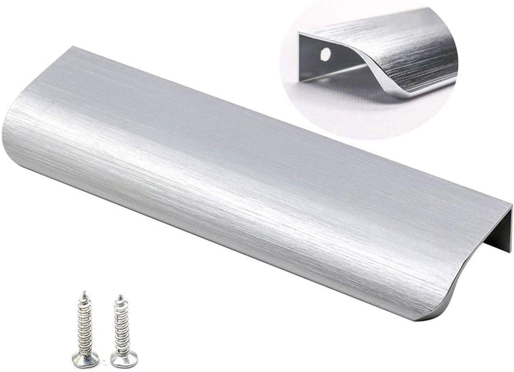LS7027SNB Möbelgriffe Gebürstetes Nickel Türgriffe Küche - Lochmitte 128mm Modernes Griff LONTAN Alu