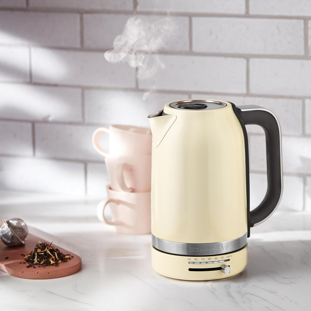 KitchenAid Wasserkocher mit Temperatureinstellung von 50 bis 100°C | Teekocher mit Temperaturanzeige
