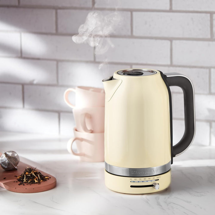 KitchenAid Wasserkocher mit Temperatureinstellung von 50 bis 100°C | Teekocher mit Temperaturanzeige