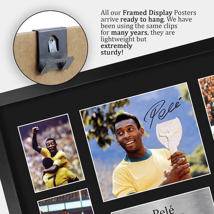 HWC Trading FR A3 Pele Brazil Geschenke Gedruckt, Signiert Autogramm Bild, Für Fussball-Fans Und Anh