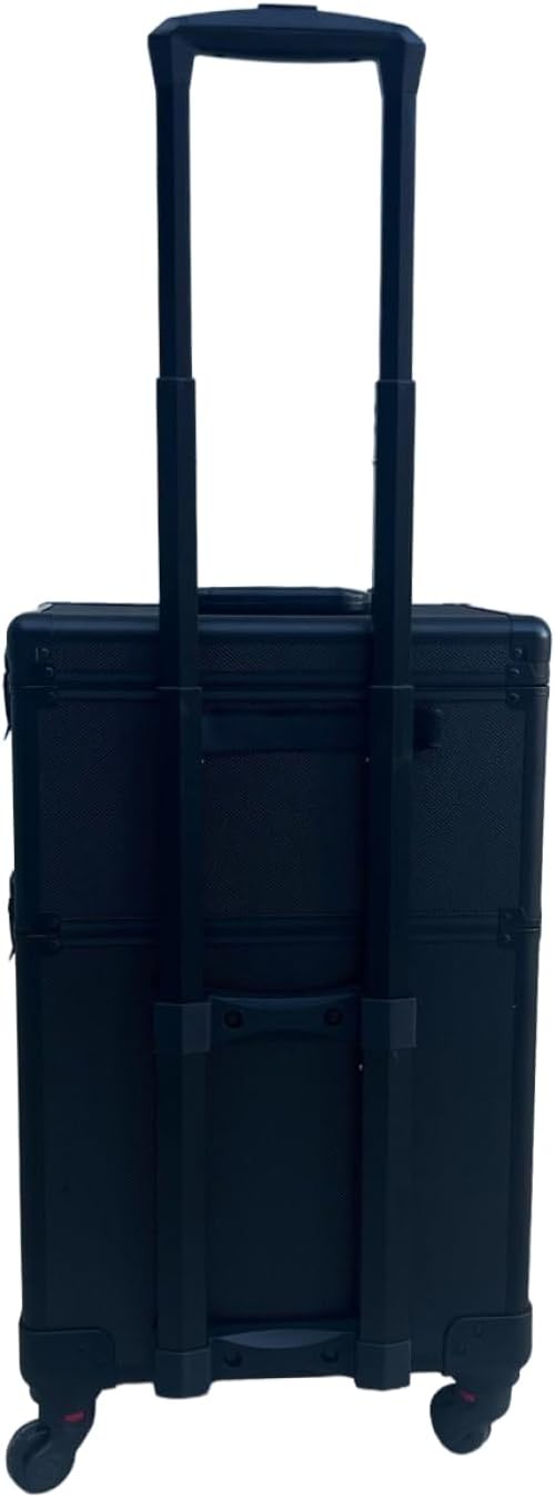 Friseurkoffer Trolley - Schminkkoffer Trolley - Schminkkoffer - Beauty Case - schwarz