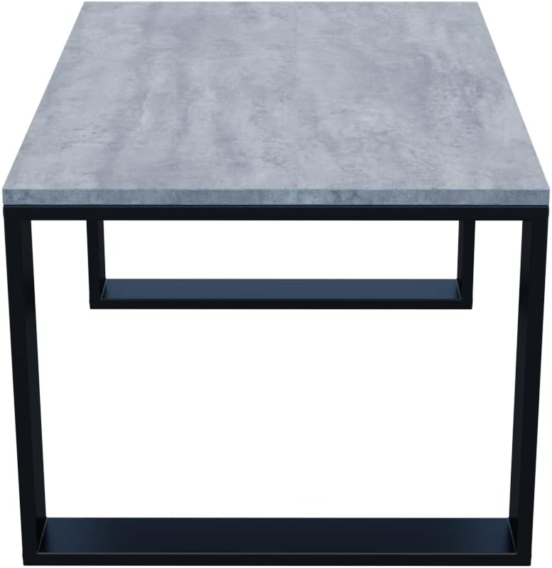 AKKE Couchtisch Wohnzimmertisch Beistelltisch Tisch Für Wohnzimmer Beton 100 x 40 x 55 L:100cm x B:4