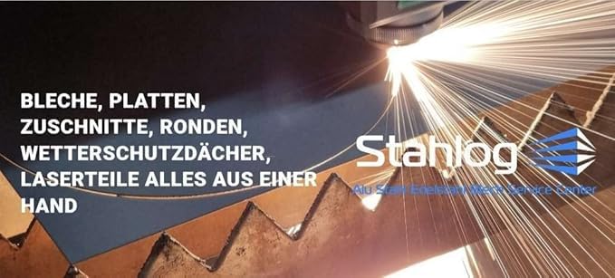 2mm Stahlblech von Stahlog 500mm x 1000mm