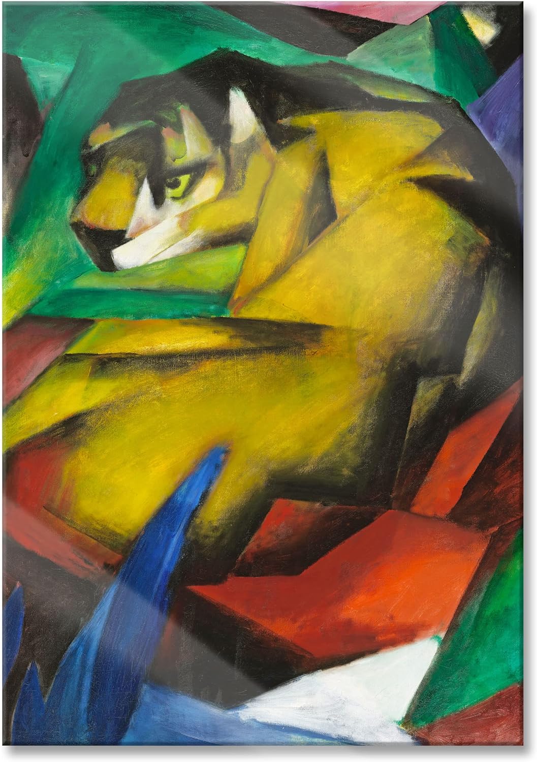 Pixxprint Glasbild | Wandbild aus Echtglas | Gustav Klimt - Malcesine am Gardasee | 70x100 cm | inkl