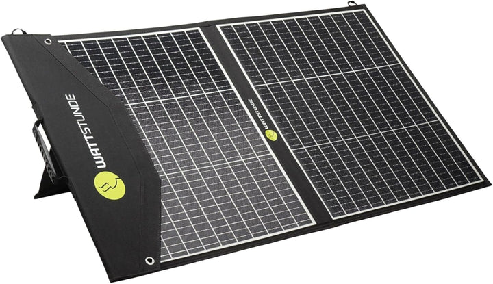 WATTSTUNDE SOLA Ease 100W SunFolder Solartasche - Mobiles 12V Outdoor Solarpanel - faltbares Solarmo