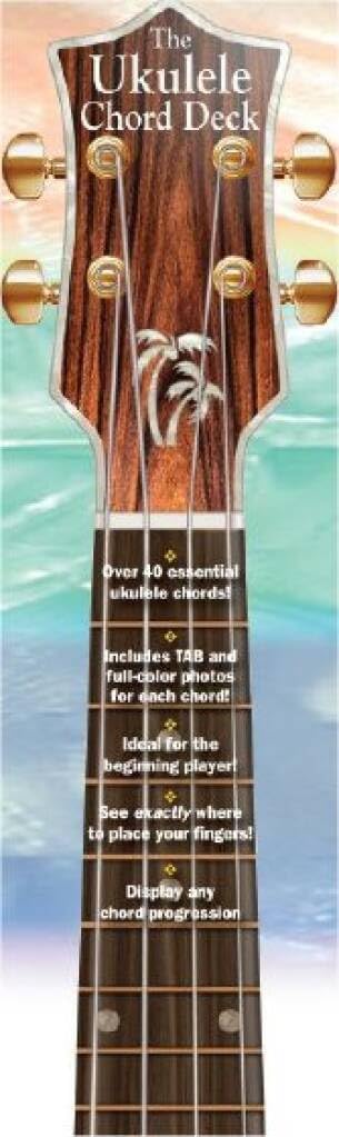Ukulele Chord Deck In Colour. Blatt, Literaturbeilage