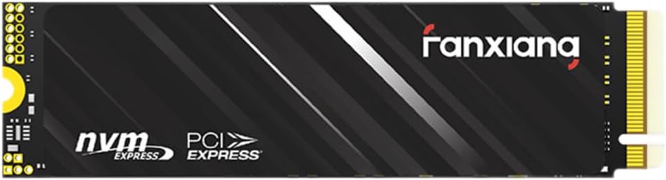 fanxiang NVMe SSD 1TB, M.2 PCIe Gen4x4 Gaming Solid State Drive, 4750 MB/s Lesen, 2850 MB/s Schreibe
