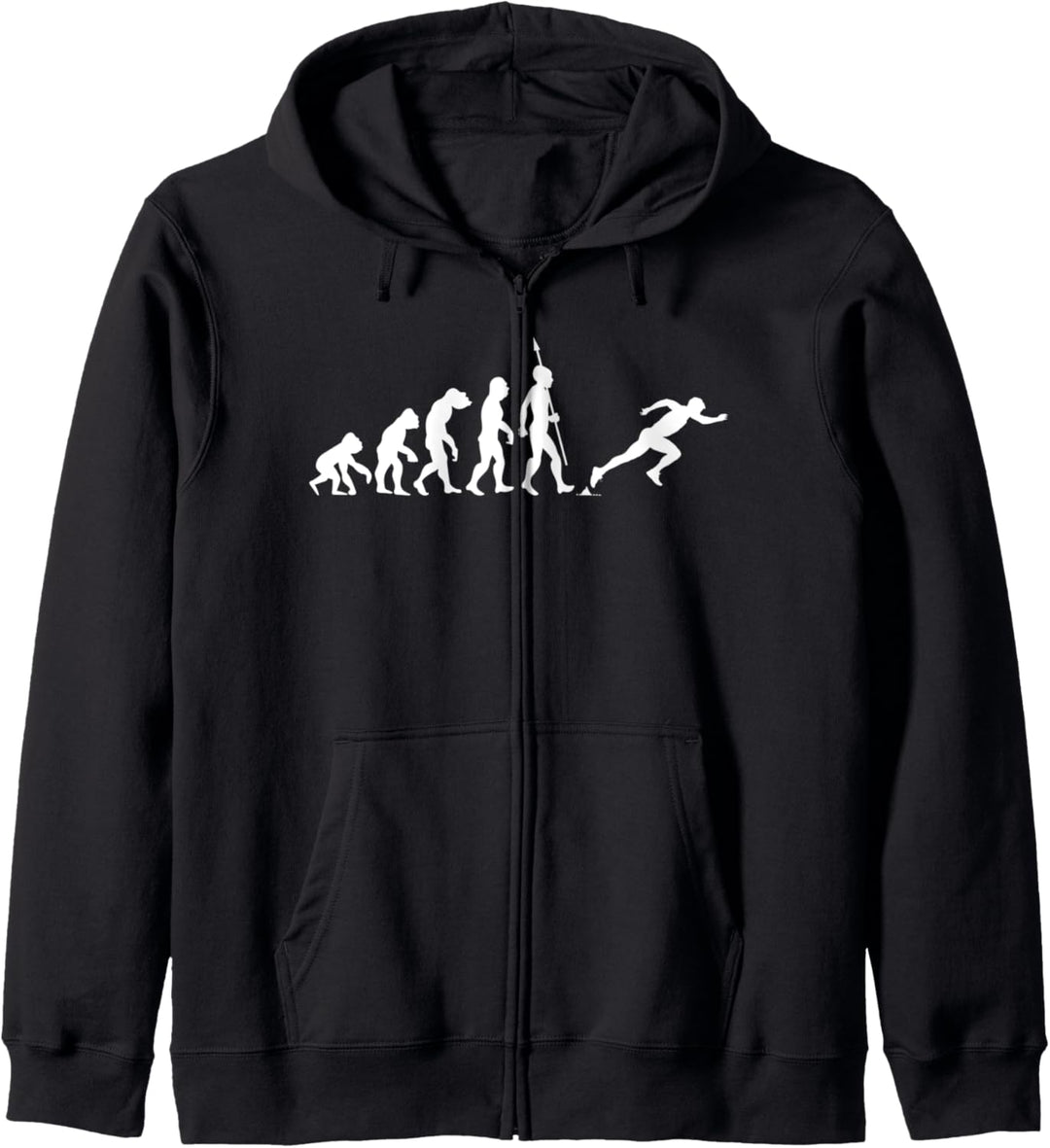 Laufsport Laufen Joggen Jogging Rennen Läufer Evolution Spass Kapuzenjacke