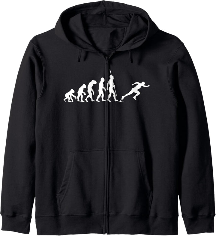 Laufsport Laufen Joggen Jogging Rennen Läufer Evolution Spass Kapuzenjacke