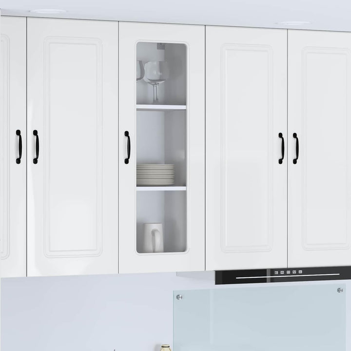 vidaXL Geschirrspülerfront Kalmar Hochglanz Weiss 40 x 31 x 100 cm 40 x 31 x 100 cm Hochglanz-weiss,