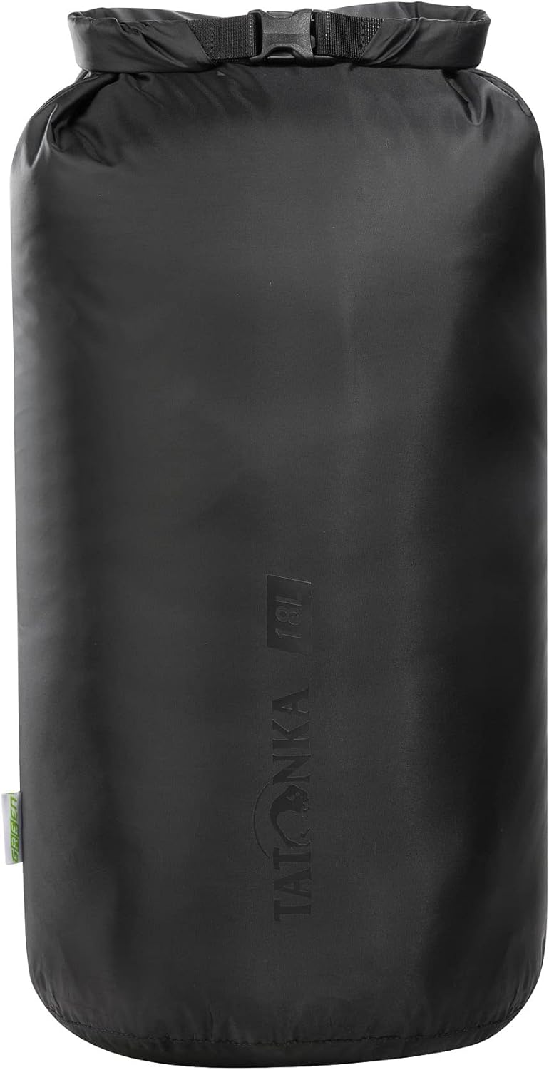 Tatonka Packsack Dry Sack (4L / 10L / 18L / 30L / 80L) - wasserdichte Packbeutel mit Rollverschluss