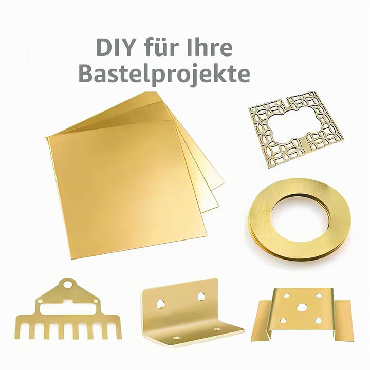 2 PCS messingblech 1mm,Messing platten,messing,Brass plates,messing blech 18cm*18cm*1.0mm(2 PCS) 1,0