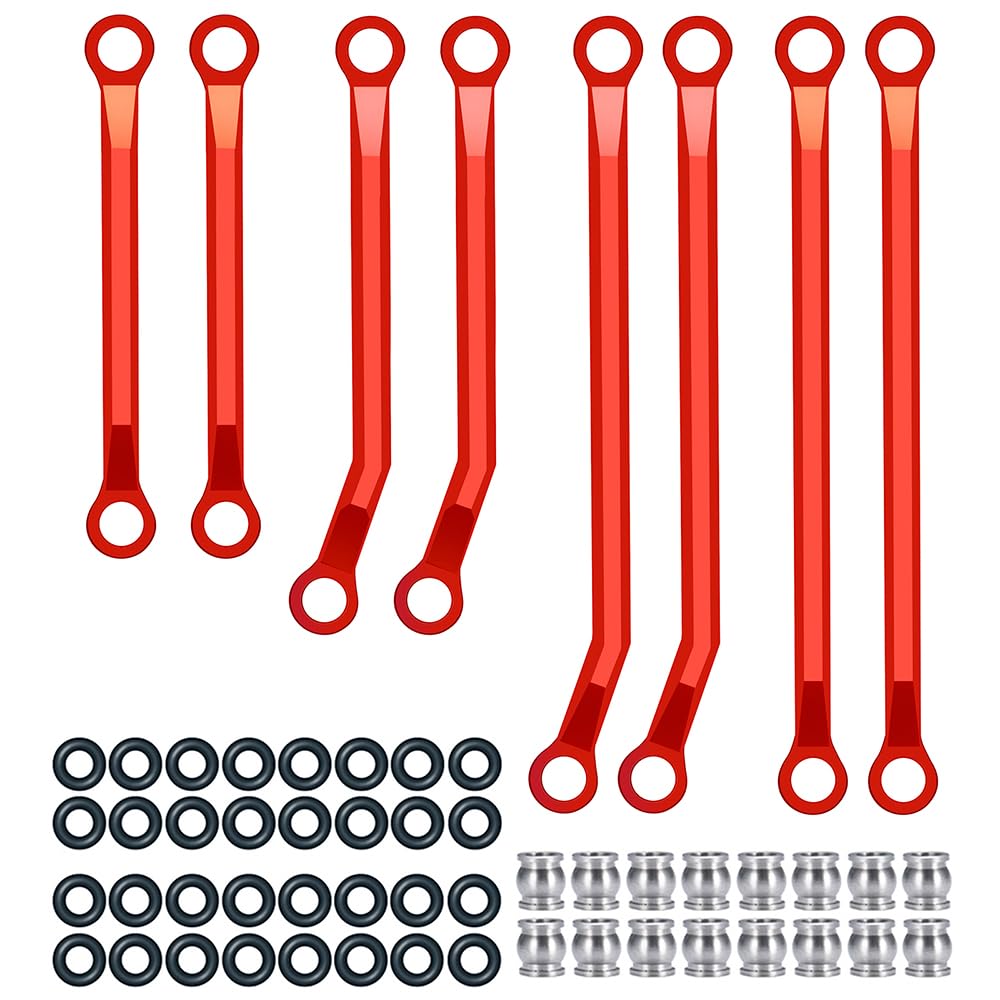 Erhöhter Bodenfreiheit Verknüpfungen CNC Chassis Links für TRX4M High Trail K10 Upgrade 1/18 RC Auto