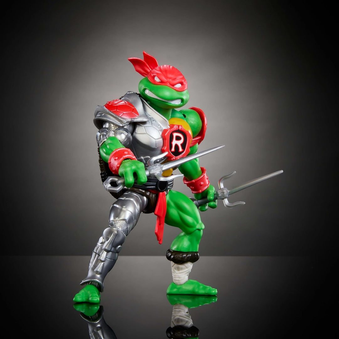 Masters of the Universe Origins Turtles of Grayskull Raphael Reptile Wars Bewegliche Actionfigur, Te